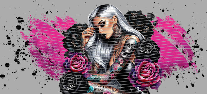 16oz Sunflower Girl-SU-605